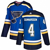 Blues 4 Carl Gunnarsson Blue Adidas Jersey,baseball caps,new era cap wholesale,wholesale hats